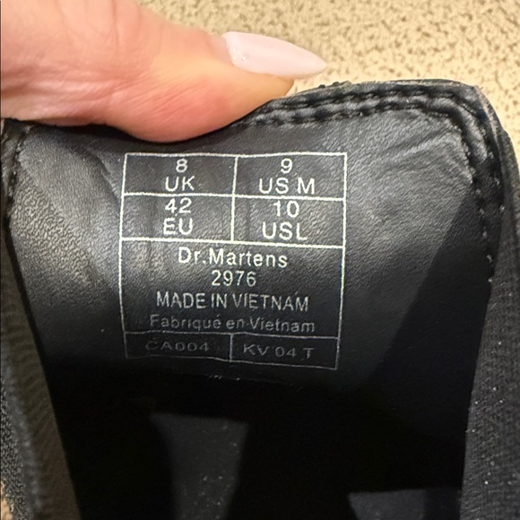 Dr. Martens Black Leather Boots - Picture 2 of 4